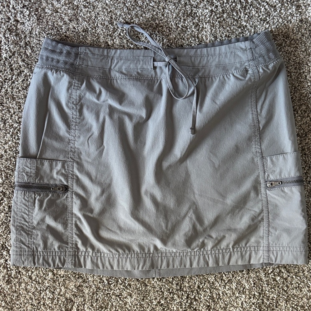 Tangerine Steel Grey Athletic Cargo Skirt